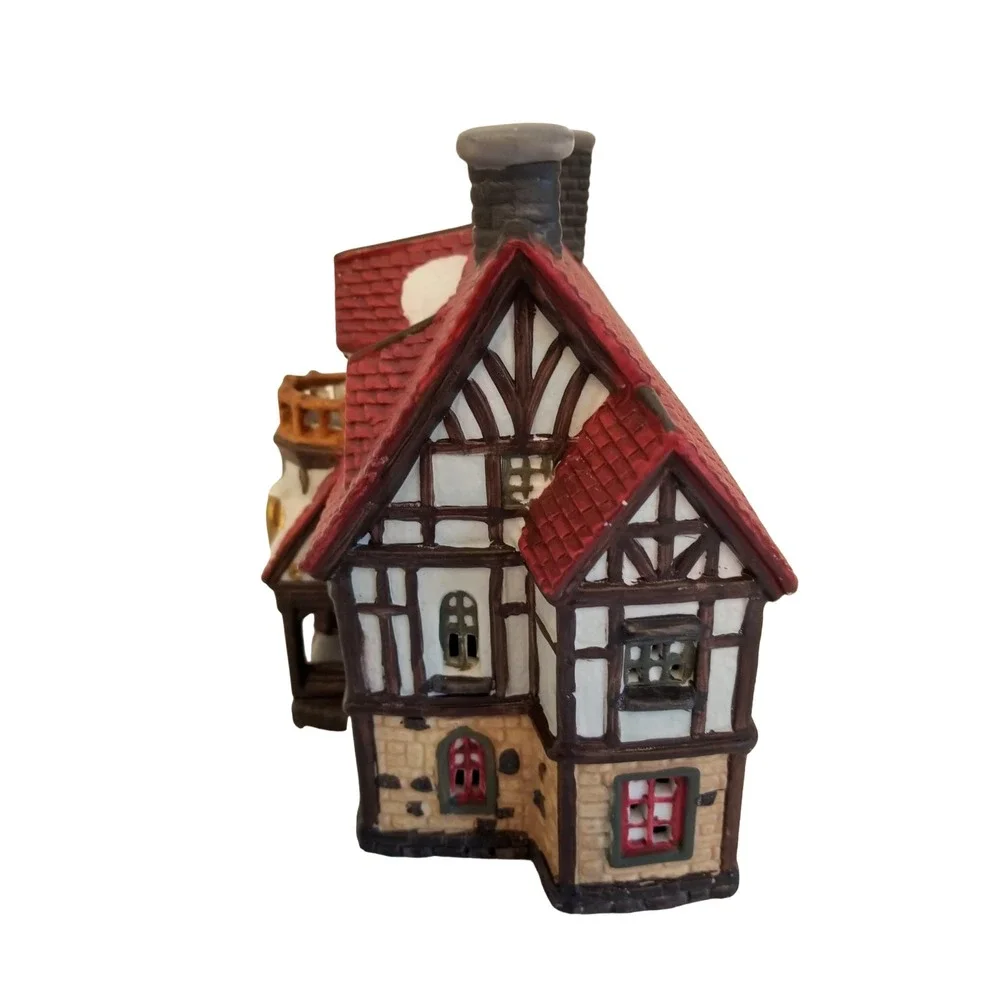 Vtg Christmas Traditions Alpine Village Collection Al's Bakery Light Cord